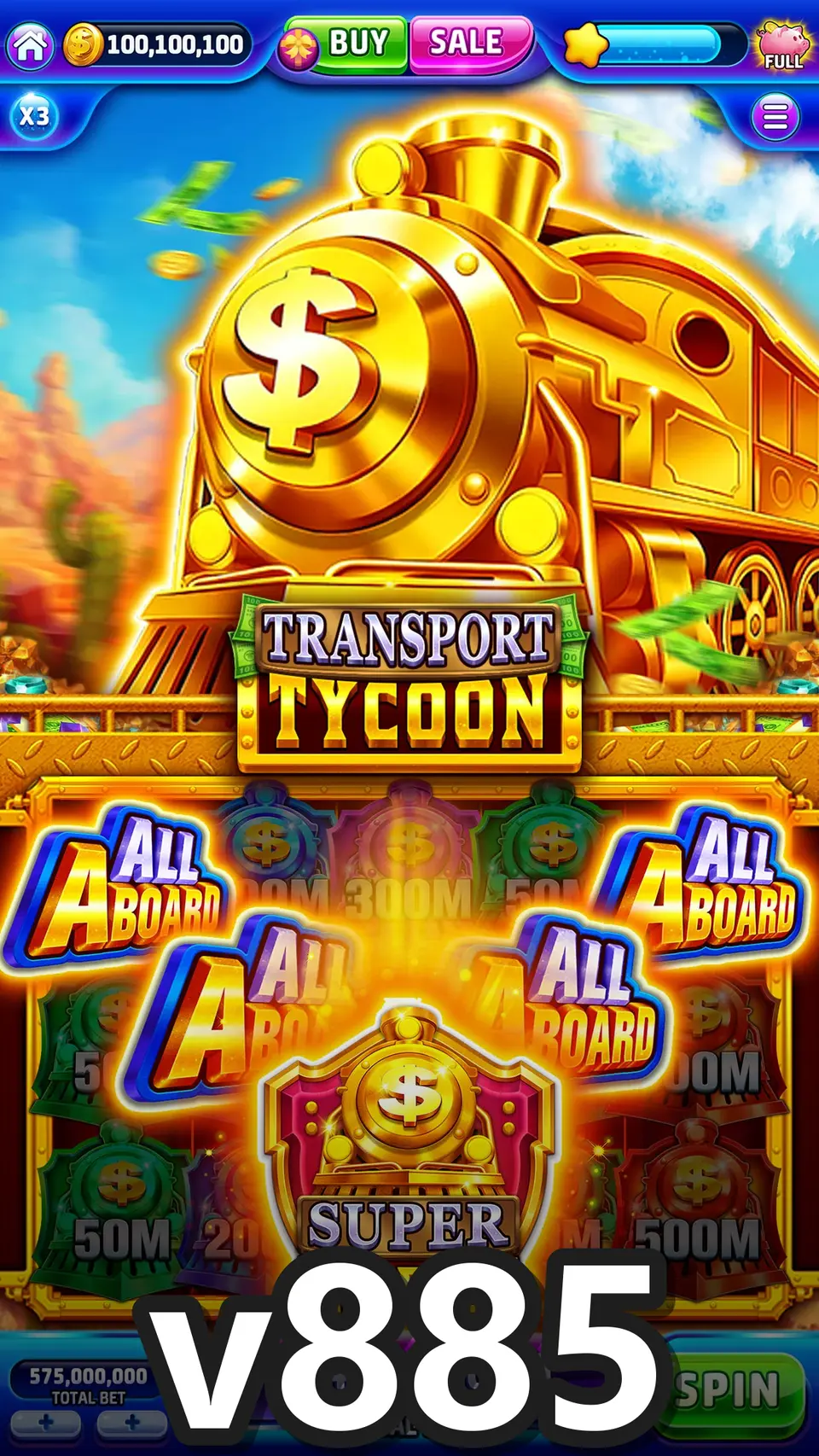 v885 screenshot